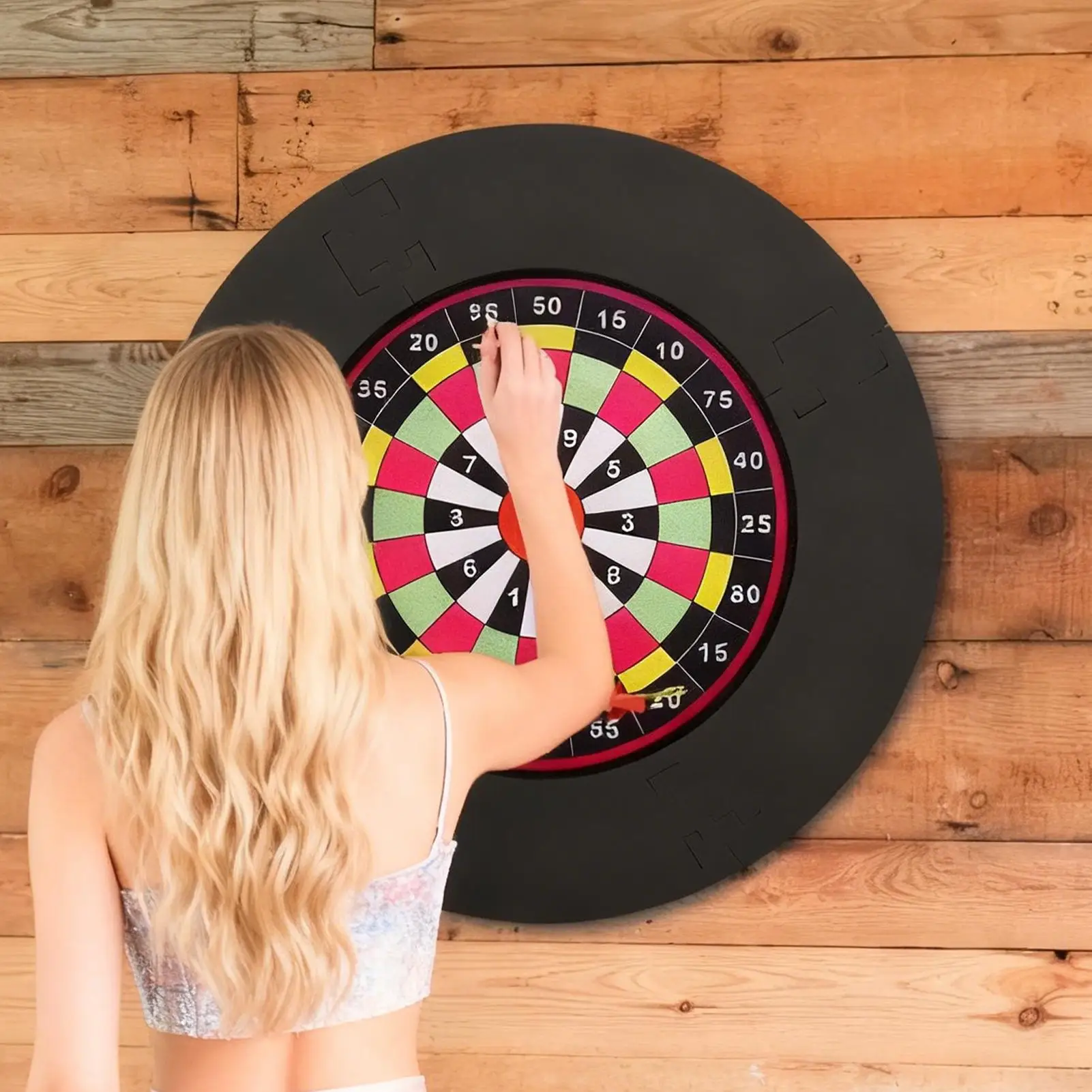 

Dart Board Wall Protectors 18inch Noise Reduction Protection Ring Wall Protector for Dart Board for Men Room Bar Basement Garage