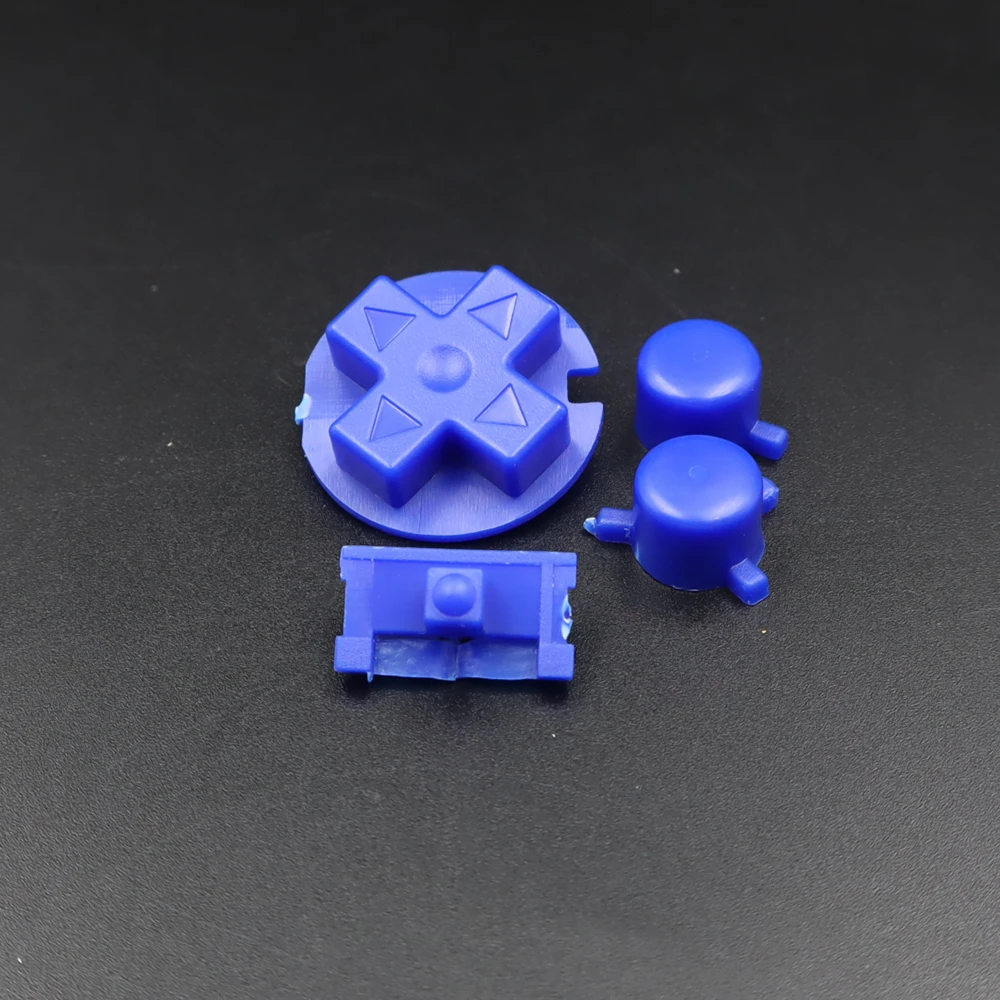 1 conjunto para botões de substituição coloridos conjunto substituição para game boy gbp console ligar/desligar botão a b botões d almofadas substituir