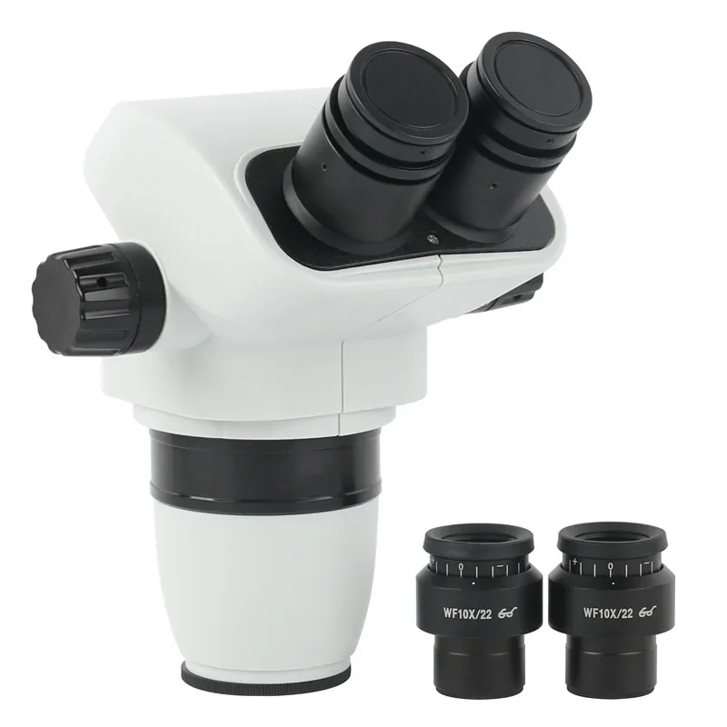 3.35X 6.7X-45X 90X Continuous Zoom Parfocal Binocular Stereo Microscope WF10X/22MM Adjustable Eyepieces for Medical Scientific