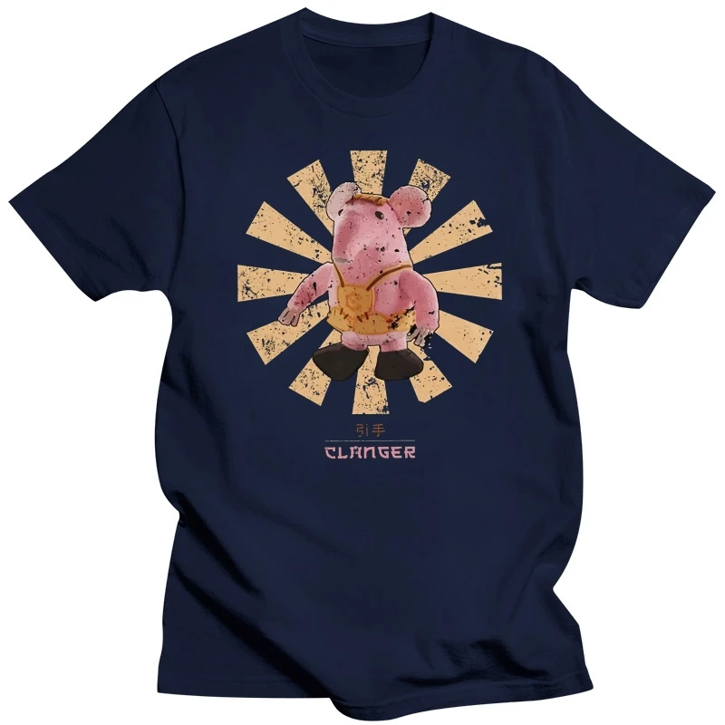 New Printed Funny  Clanger Retro Japanese Men's T-Shirt  women's tshirt