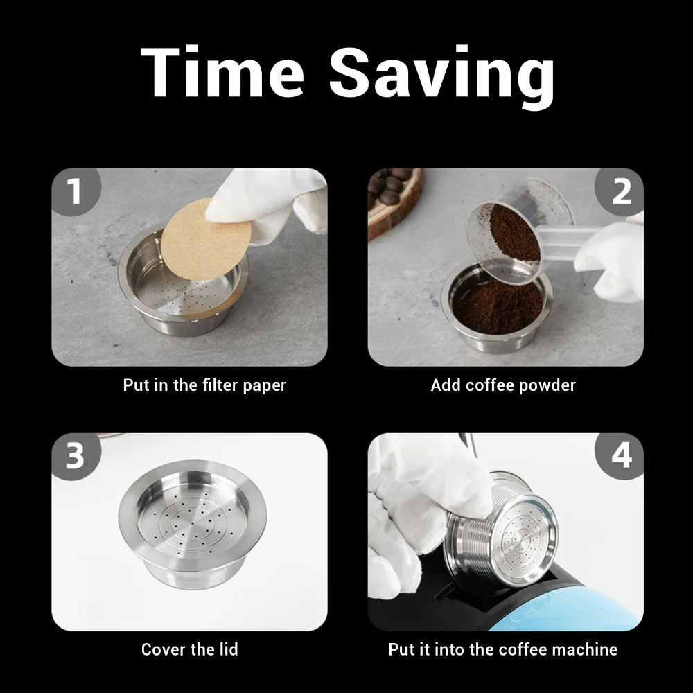 500PCS Set 32MM Coffee Capsule Filter Paper Paper Long Lasting Supply Round Coffee Filter Paper Round Coffee Pod Filter Paper