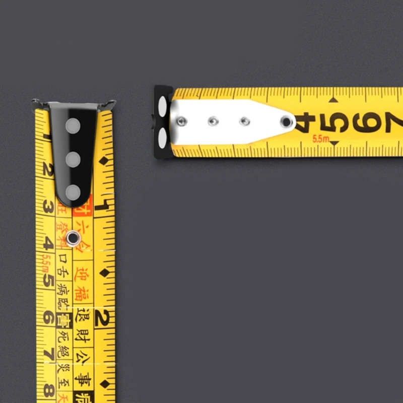 1pc 5.5M/8M 18Ft / 26Ft Tape Measure ,1-Inch Wide Blade with Nylon Coating,Metric Tape Ruler Measuring Tool