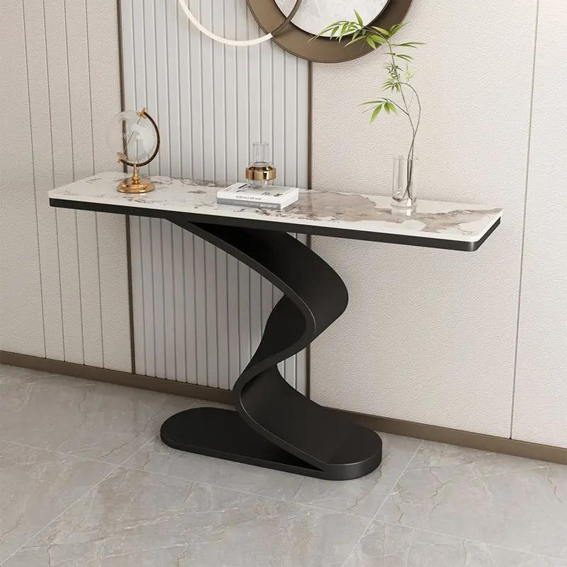 

Beauty Unique Console Tables Modern Aesthetic Nordic Minimalist Corner Table Luxury Glamour Scrivania Living Room Furniture