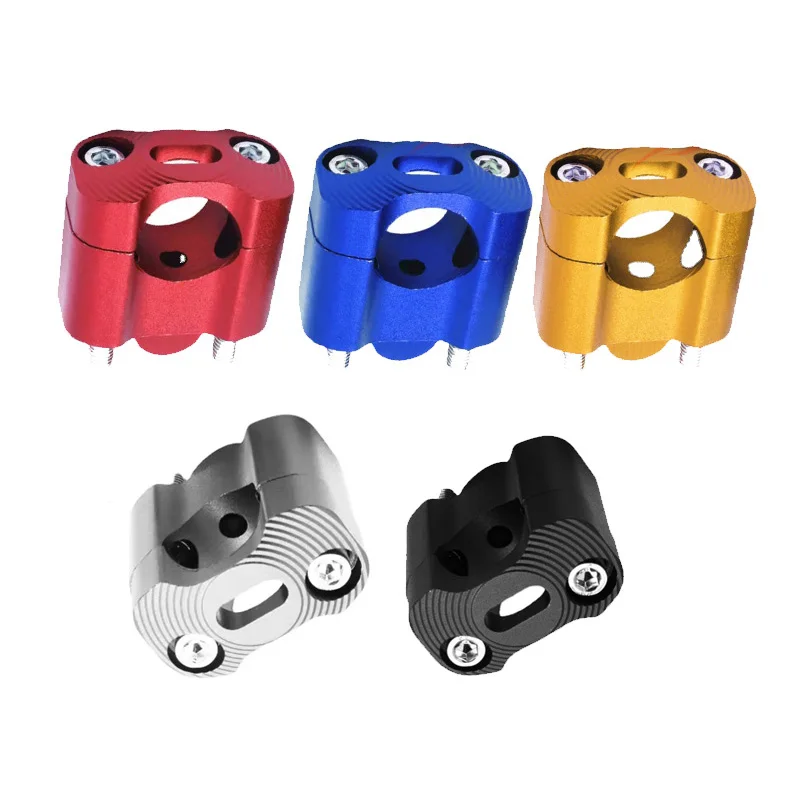 CNC Billet HandleBar Fat Bar Risers Mount Clamp Adaptor 22MM 28MM For Pit Dirt Bike Racing Motorcycle Supermoto ATV