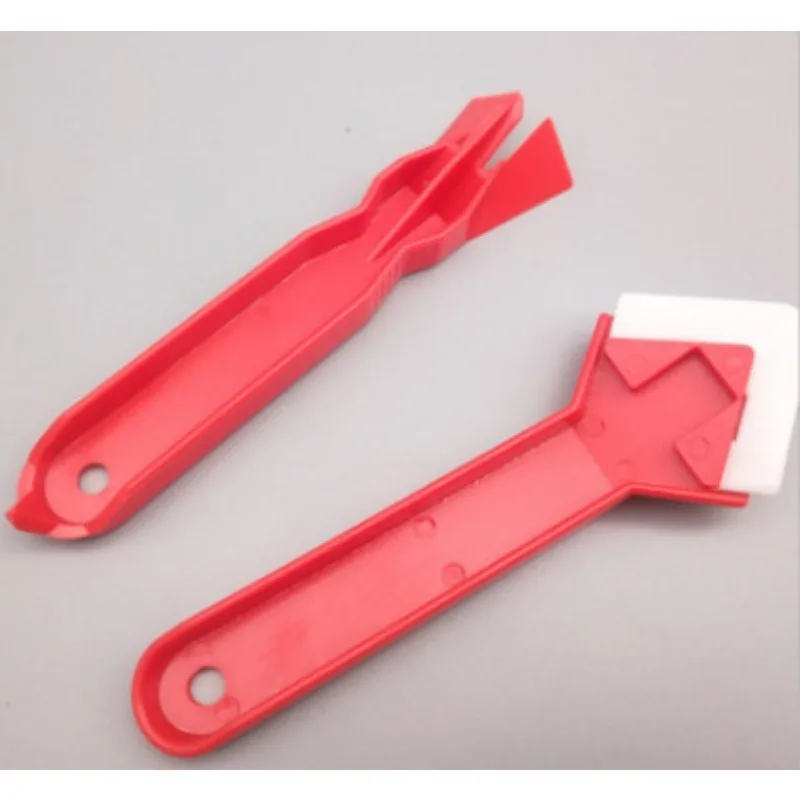 2 Pcs / Set Window Door Silicone Glass Cement Scraper Tool Caulking Finishing Sealant Grout Remover Silicone Spatula Tool