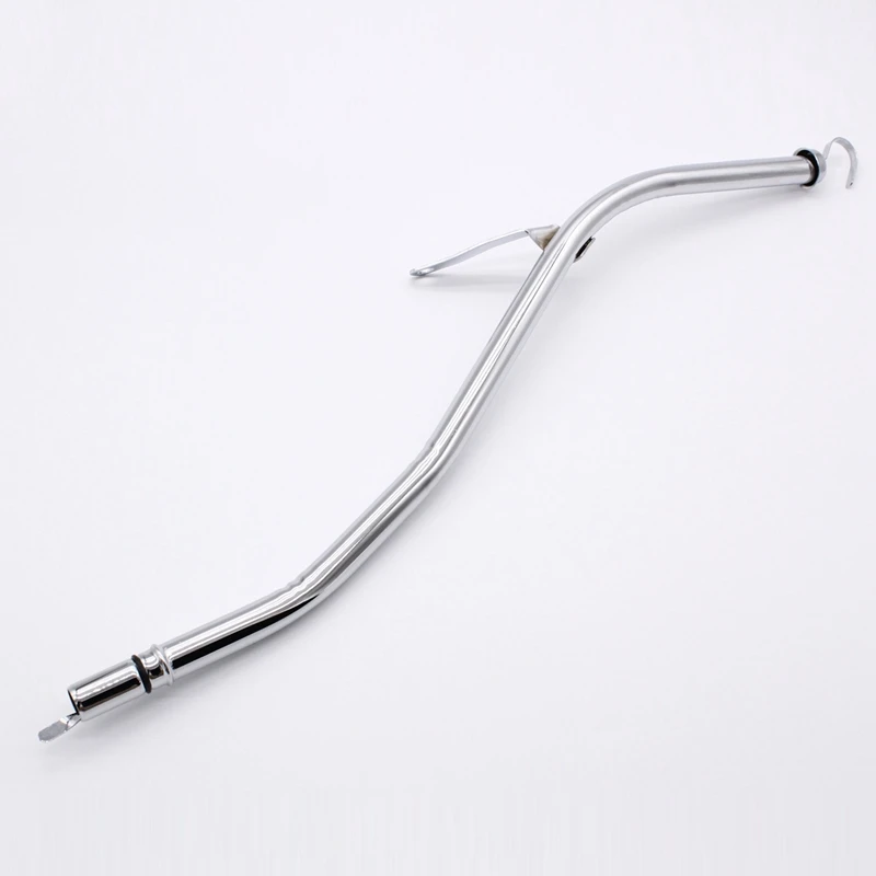 Automatic Transmission Chrome Dipstick & Tube 25 Inch For GM TH-400 9765A Chevy Chrome Steel