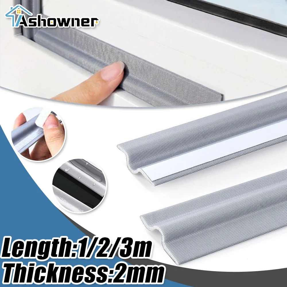 

Self-Adhesive Window Sealing Strip Foam Soundproofing Gap Sticking Tape Waterproof Anti Air Leak Door Crack Insulation Strip