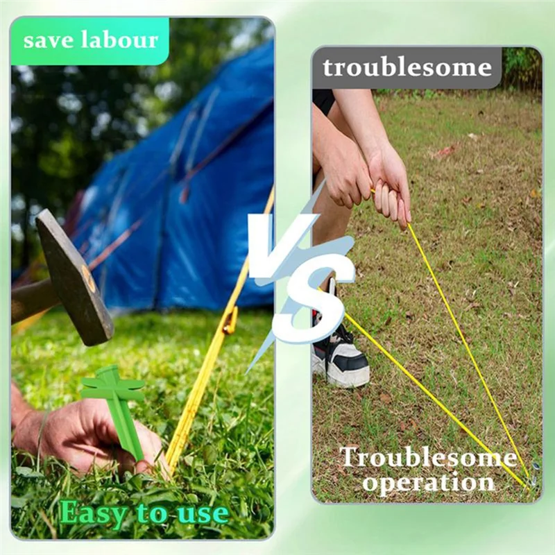 ABVA-Anchor Pile Tent Stakes Wind Tent Stakes No-Drill Installation For Outdoor Beach Camping