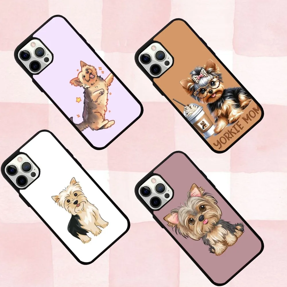 

Pet Cute Yorkshire Terrier Phone Case For IPhone16,se4,15,Pro,Max,Case14,Plus,13,12,11 Magesafe Magnetic Wireless Charge Cover