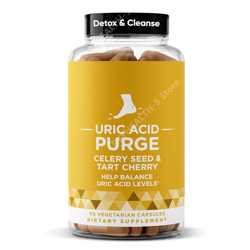 

Uric Acid Purge Capsules Support for Joints & Mobility Dietary Supplement, 60 Vegetarian Capsules