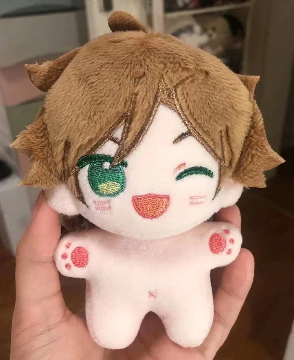 

2023 New Arrival In Stock Mikejima Madara 10cm Starfish Naked Doll Game Ensemble Stars あんさんぶるスターズ! Es Models Mascot Doll Toys