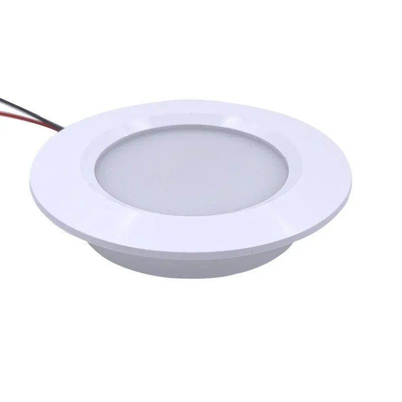 JOYINLED 3W 12V Ultra Thin LED Recessed Spotlight 15mm Slim Ceiling Downlight D68mm 3000K 4000K for Cabinet Display