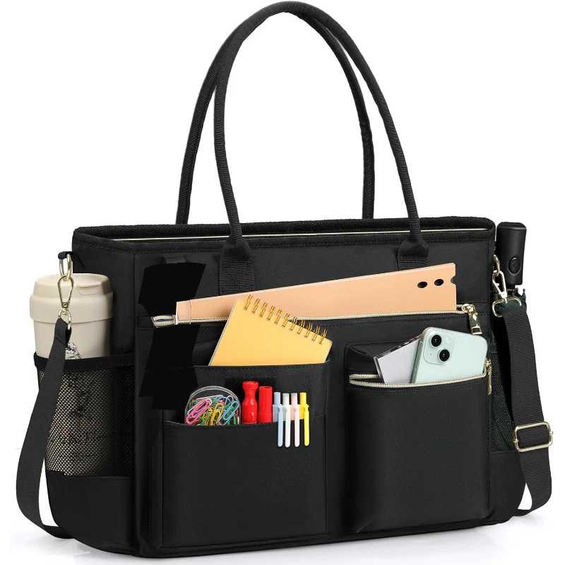 

Tote Bag 15.6 Inch Work Teacher Tote Nurse Bag Professional Laptop Tote Computer Messenger Shoulder Bags Large Handbag Business