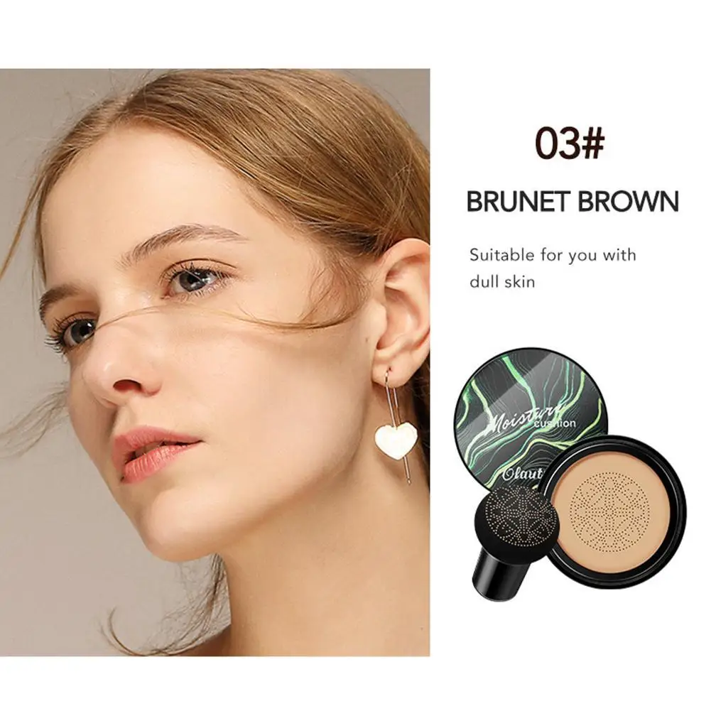 Mushroom Head Air Cushion BB Cream Natürliche feuchtigkeitsspendende Foundation Concealer Whitening Long Lasting Face Comestics BB Cream