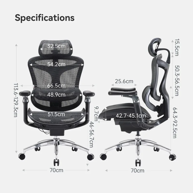 SIHOO Doro C300 Pro Ergonomic Office Chair with Ultra-Soft 6D Armrests, Dynamic Lumbar Support