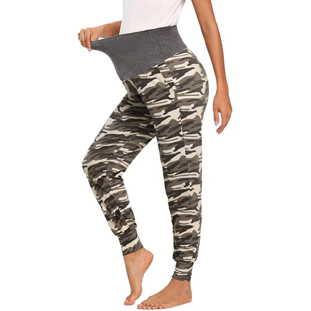 

Hottest Yoga Pants for Pregnant Women in Europe and The United States, New Printed British Style Belly-resisting Legs