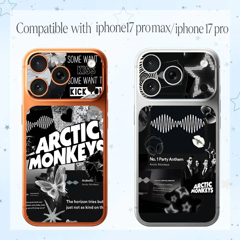 

A-Arctic M-Monkeys Band For IPhone 17 Pro Pro Max Full Body Skin Decal Max Color Rear Protective Sticker