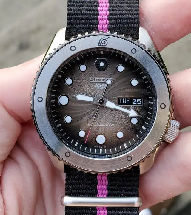 ساعة سيكو 5 الرياضية الأوتوماتيكية الميكانيكية الأصلية للرجال 10Bar مقاوم للماء مضيئة ساعات رجالية يابانية