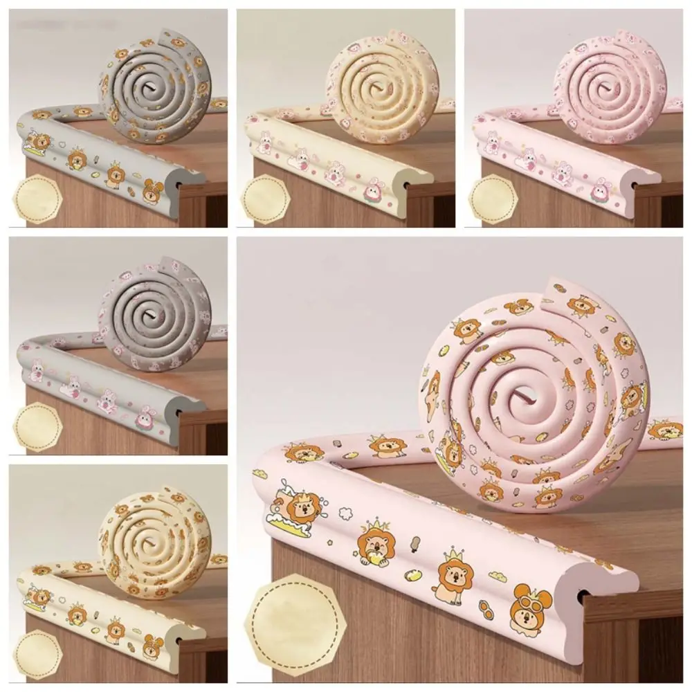 شريط ناعم مضاد للتصادمات للأطفال على الوجهين شريط كرتوني NBR حافة زاوية بدون أثر بيج ركن حماية مضاد للتصادم