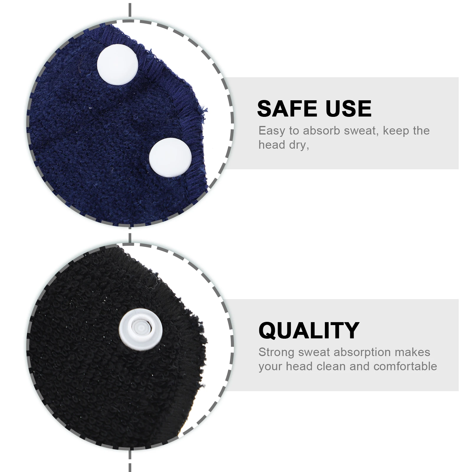 

4Pcs Hard Hat Sweatbands Sweat-Absorbing Belt Assorted Colors Industrial Sweat Band Cooling Sweatproof Replacement