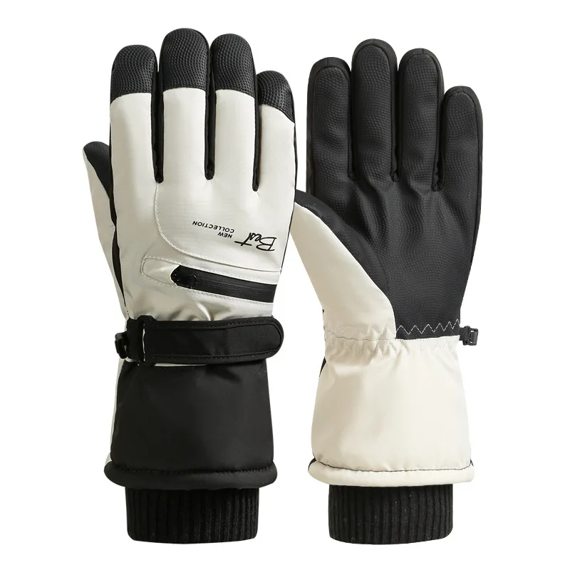 

Winter Gloves Motorcycle Gloves Women's Winter Warm and Thick Touch Screen Gloves Cold Resistant Cycling