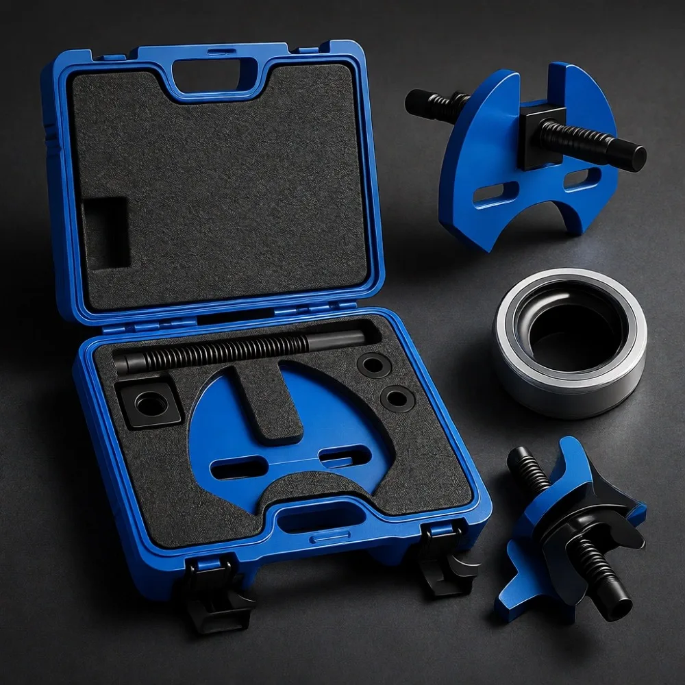 

Wheel Hub Removal Tool Kit Bearing Puller for 5 6 8 Lug Assemblies on Cars and Trucks with Carrying Case