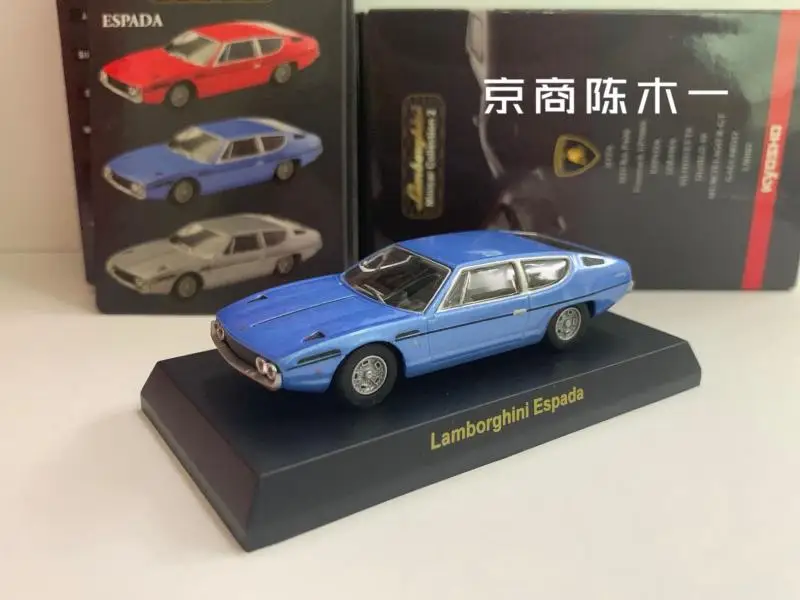 

Коллекция KYOSHO Lamborghini Espada, литой Сплав, модель на колесиках, украшение, подарок, 1:64