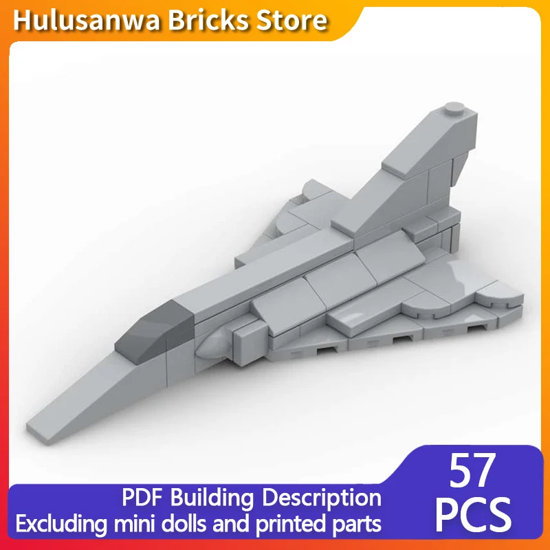 

Mirage III Modern Military Fighter Jets Model MOC Building Bricks War Equipment Modular Technology Gift Holiday Children Toy