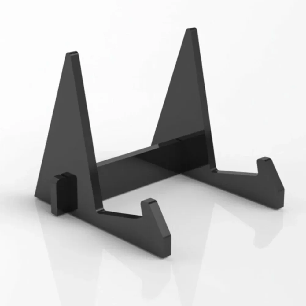 Acrylic Book Display Stand Photo Frame Brochure Artwork Holder Organizer Carrier Durable Open Design Wide Application L Shaped