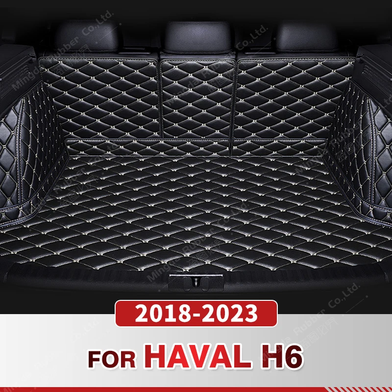 

Auto Full Coverage Trunk Mat For HAVAL H6 2018-2023 21 20 19 Car Boot Cover Pad Cargo Liner Interior Protector Accessories