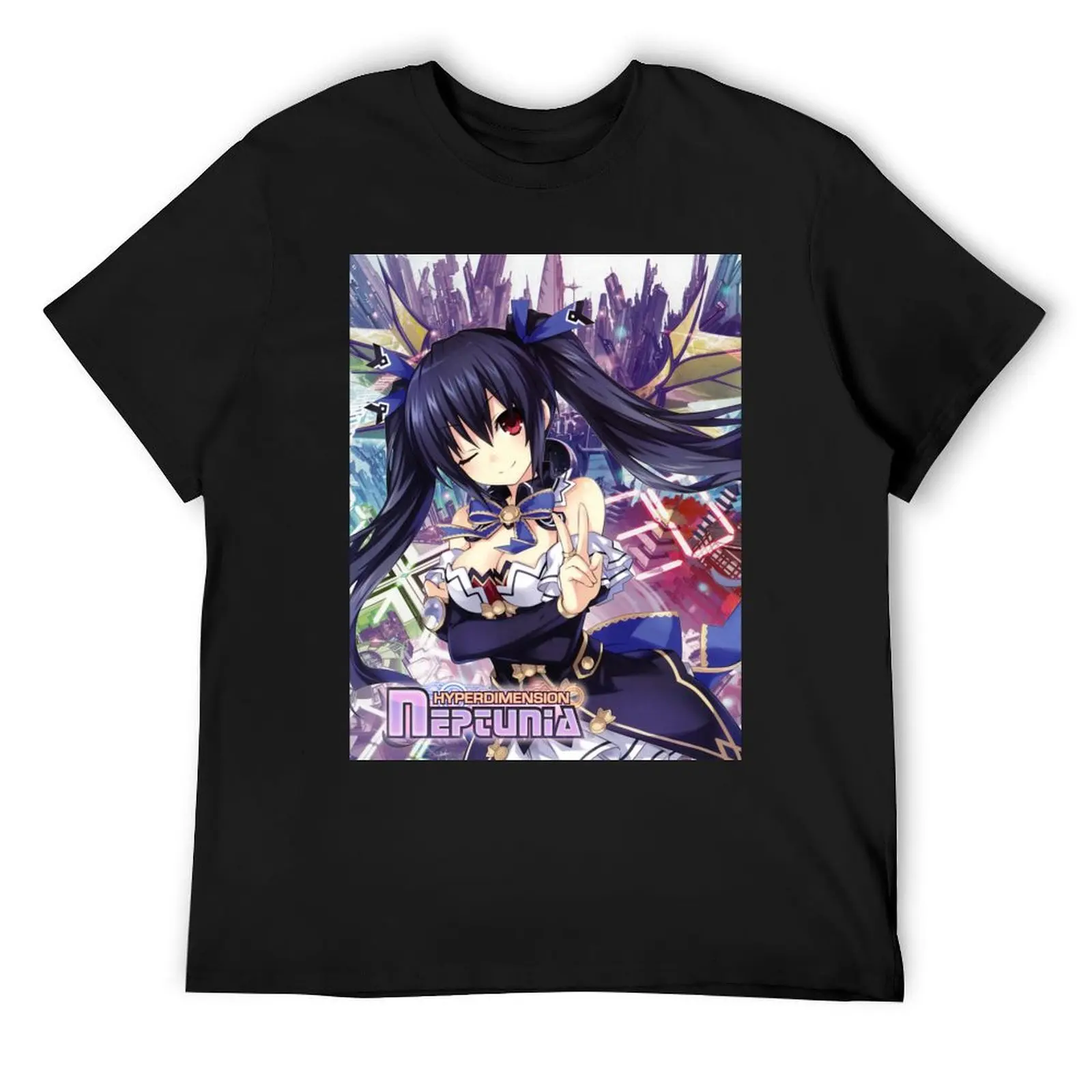 

Anime Hyperdimension Neptunia Noire T-Shirt summer 2025 tshirts personalised blue archive T-shirts man men clothings
