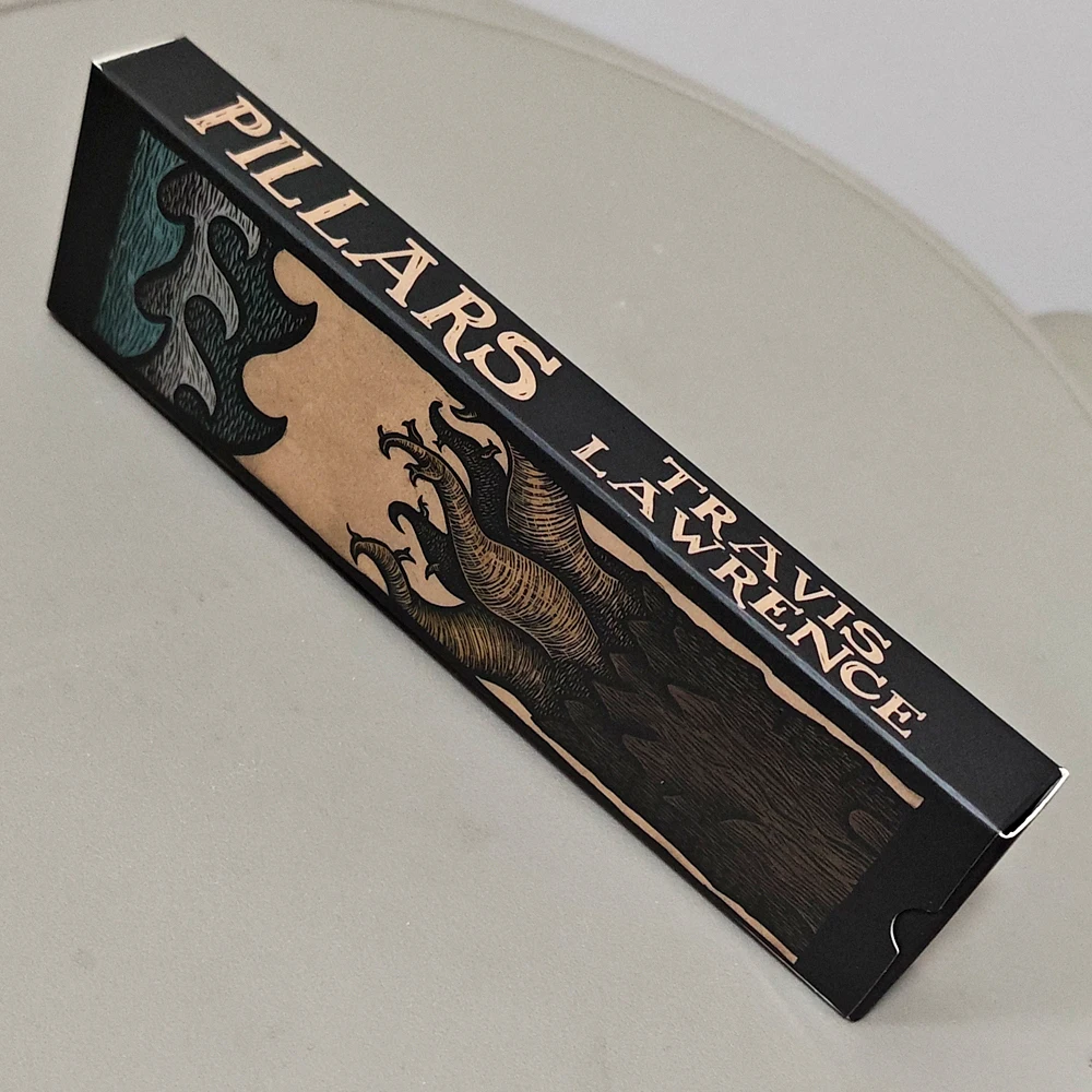 

4*16cm Pillars Deck Travis Lawrence - 36 Pcs Surreal Occult Symbolism Illustration Cards Double-embossed Dark Surrealism
