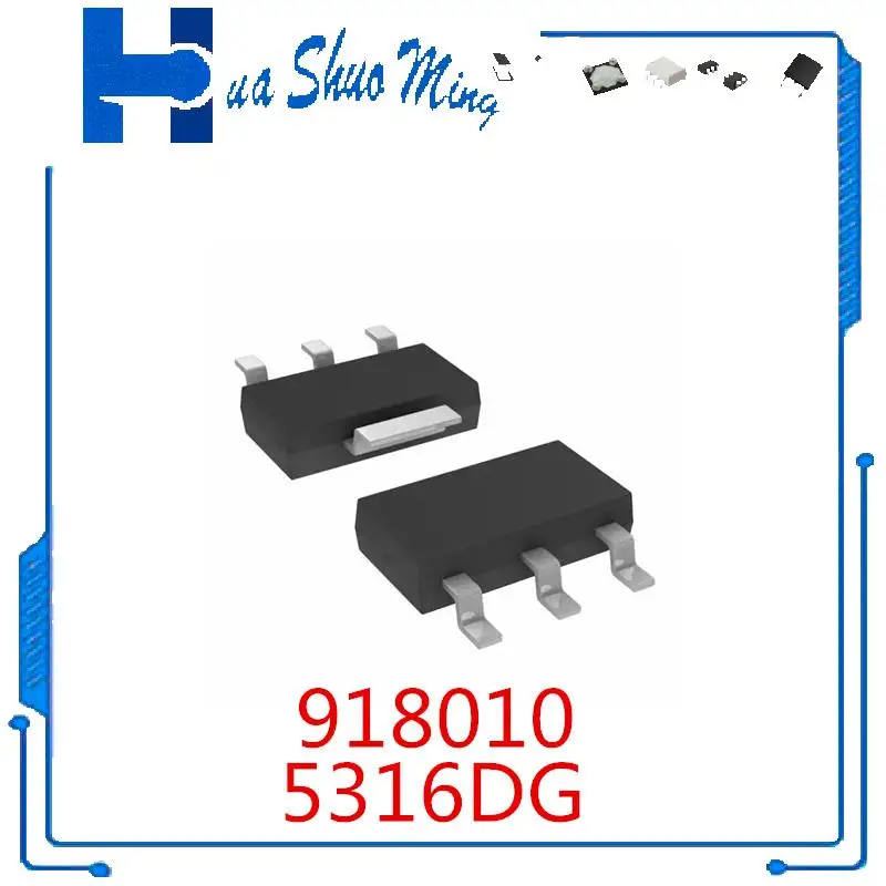 10Pcs/Lot 5316DG ECU5 918010 SOT223