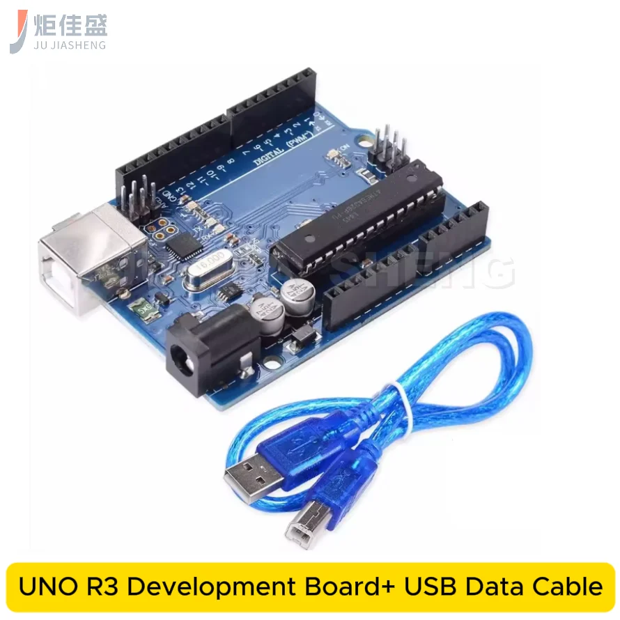 UNO R3 Development Board   Compatible with ATMEGA16U2 + MEGA328P Chips + USB Data Cable   For Arduino