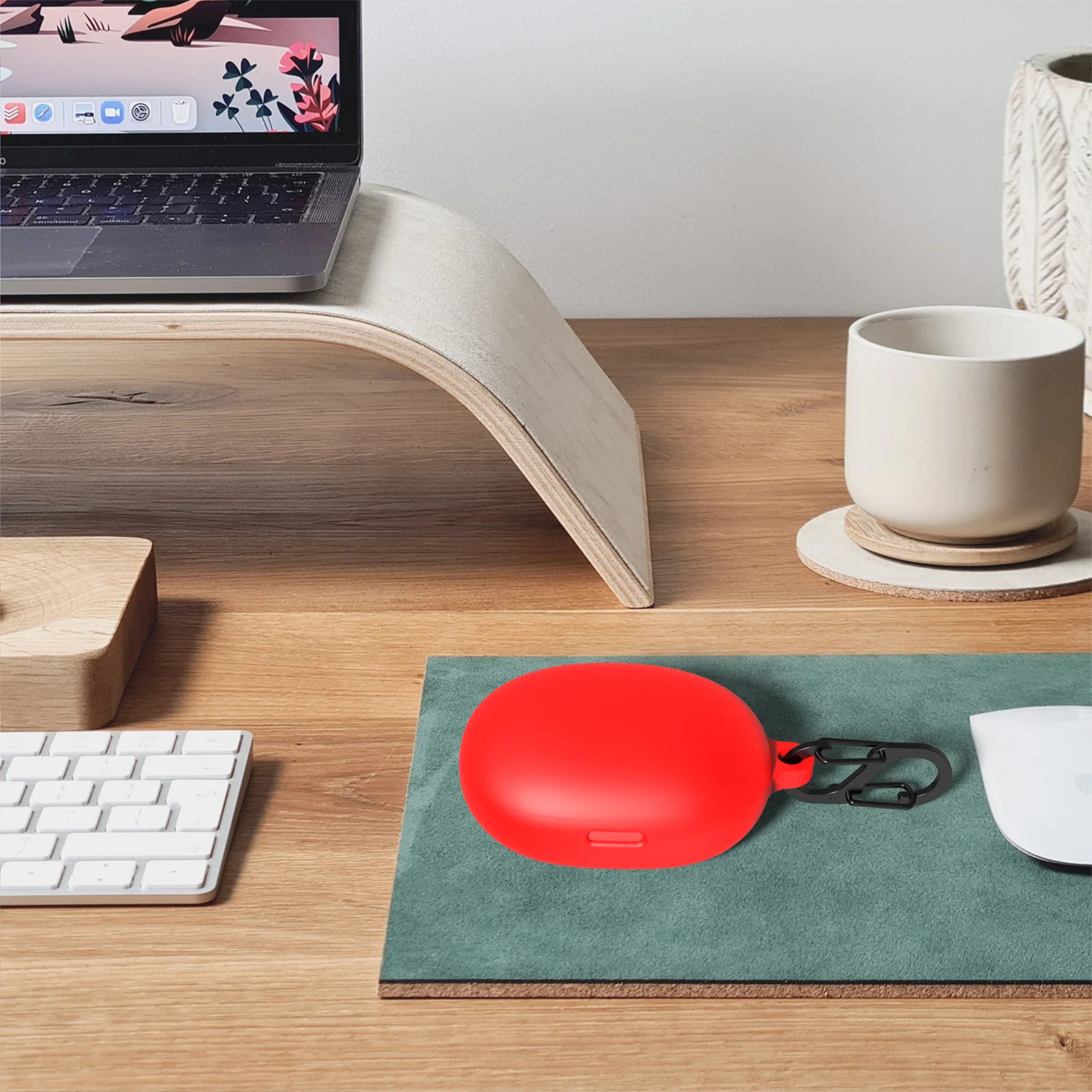 غطاء حماية من السيليكون من Geekria متوافق مع سماعات الأذن اللاسلكية Anker Soundcore Liberty 3 Pro True، غطاء جلدي لسماعات الأذن