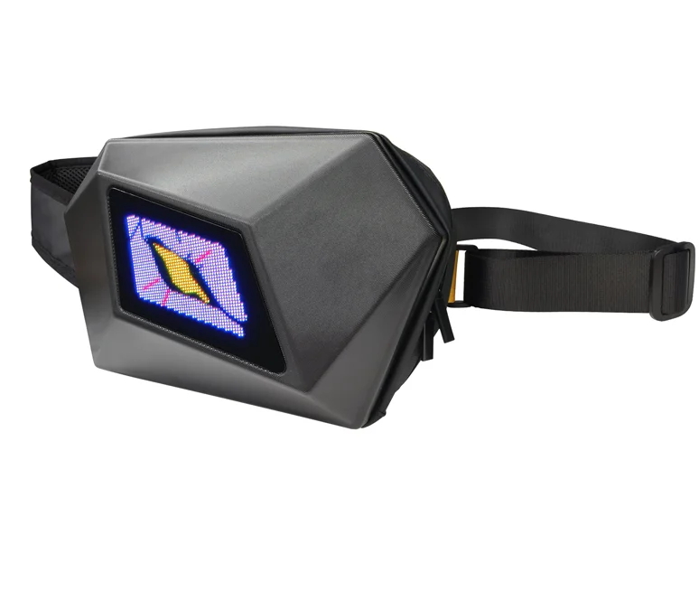 Fashion LED DIY Smart Backpack  Waterproof Hard Carapace