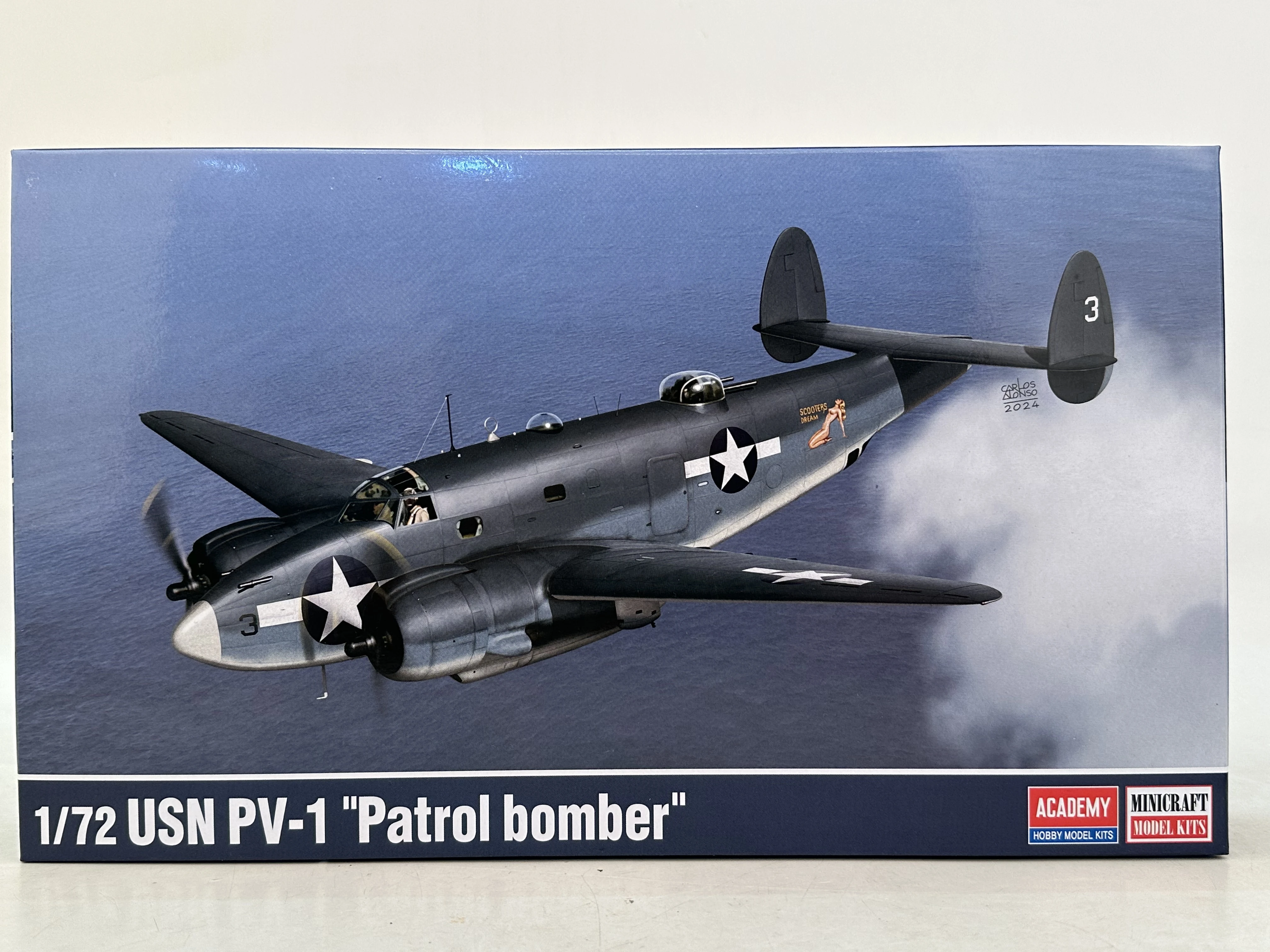 Academy AC12587 1/72 USN PV-1 “Patrol Bomber” Model Kit