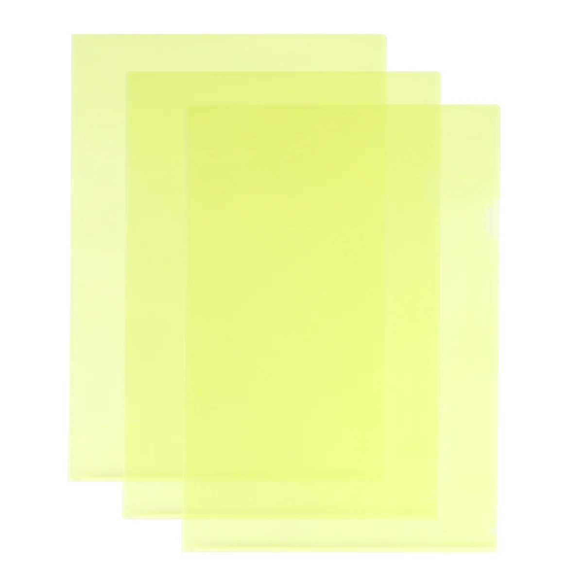 

30pcs A4 Transparent File Folder L Shape Pp Document Expanding Wallet Clear Organizer For Office Use Storage