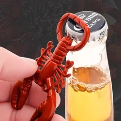 Lobster Corkscrew Bottle Opener Portable Metal Wine Beer Opening Kitchen  fun retro and versatile handicraft accessories