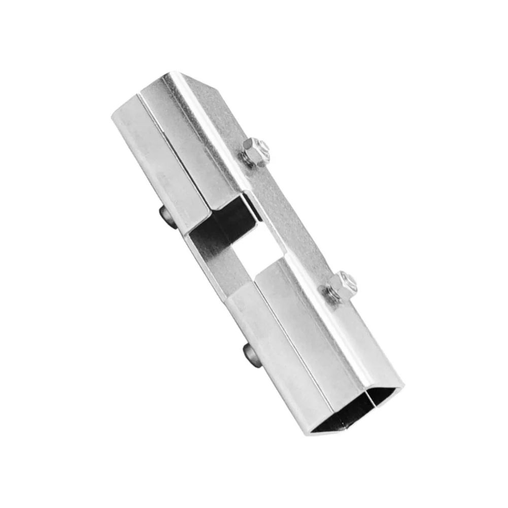 25x25mm Square Tube Tee Connector Secure Tube Fixing Inline Tube Fitting Sturdy Stainless Steel Secure Fixing Mechanism