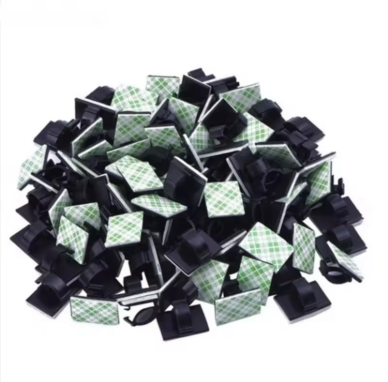 20Pcs Adhesive Car Cable Organizer Clips Cable Winder Drop Cable Holder Cord Management Desk Wire Tie Fixer