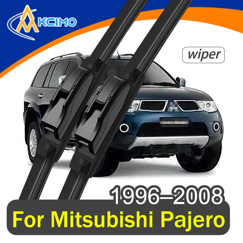 

2X Windshield Wiper Blades For Mitsubishi Pajero Sport /K80 /K90 /PA /PA II 1996-2008 Front Wiper Blade Replacement Exact Fit
