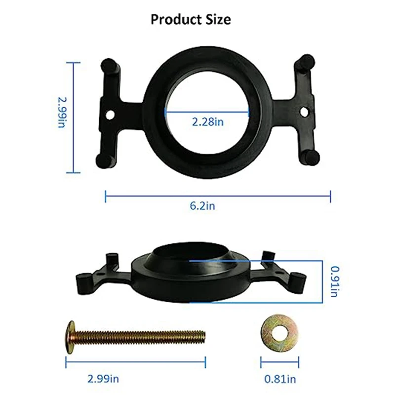 Toilet Tank Repair Parts Fits Most Toilets And Most Flush Valve Opening Toilet Tanks Bolt Set