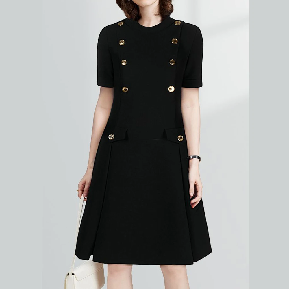

Light luxury high-end dress women's summer 2026 new Korean version of fashion celebrity temperament thin medium and long dress