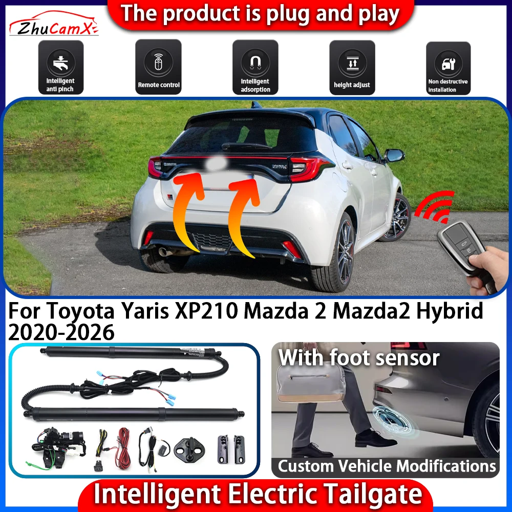 Smart Powered Tailgate System for Toyota Yaris XP210 Mazda 2 Mazda2 Hybrid 2020-2026 Automatic Intelligent Electric Lift Control