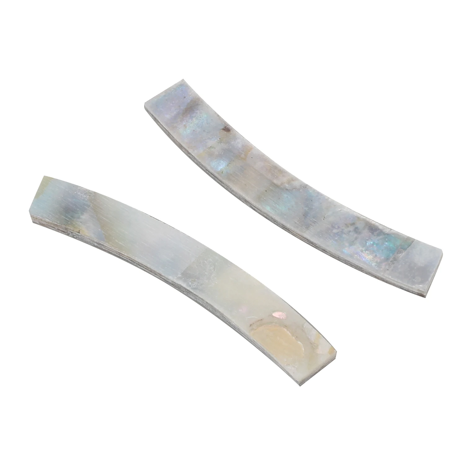 12Pcs Guitar Soundhole Rosette Paua Abalone Shell Inlay Curved Strips Guitar Sound Hole Inlay 4mm Width