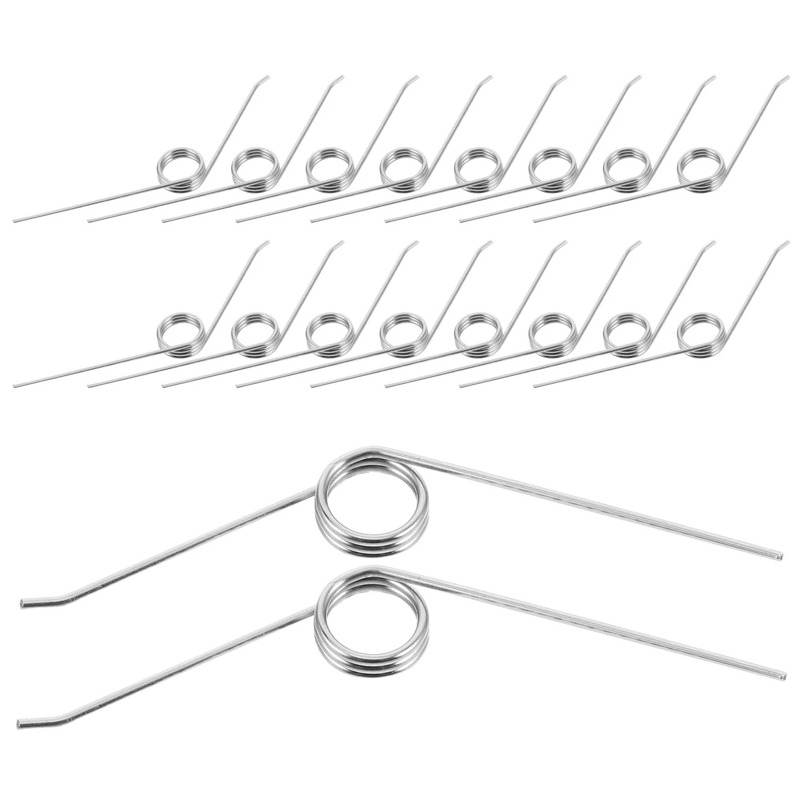 

24Pcs Garbage Bin Lid Springs Heavy Duty Torsion Wire Springs Replacement for Trash Can Hinges Universal Fit Waste Container