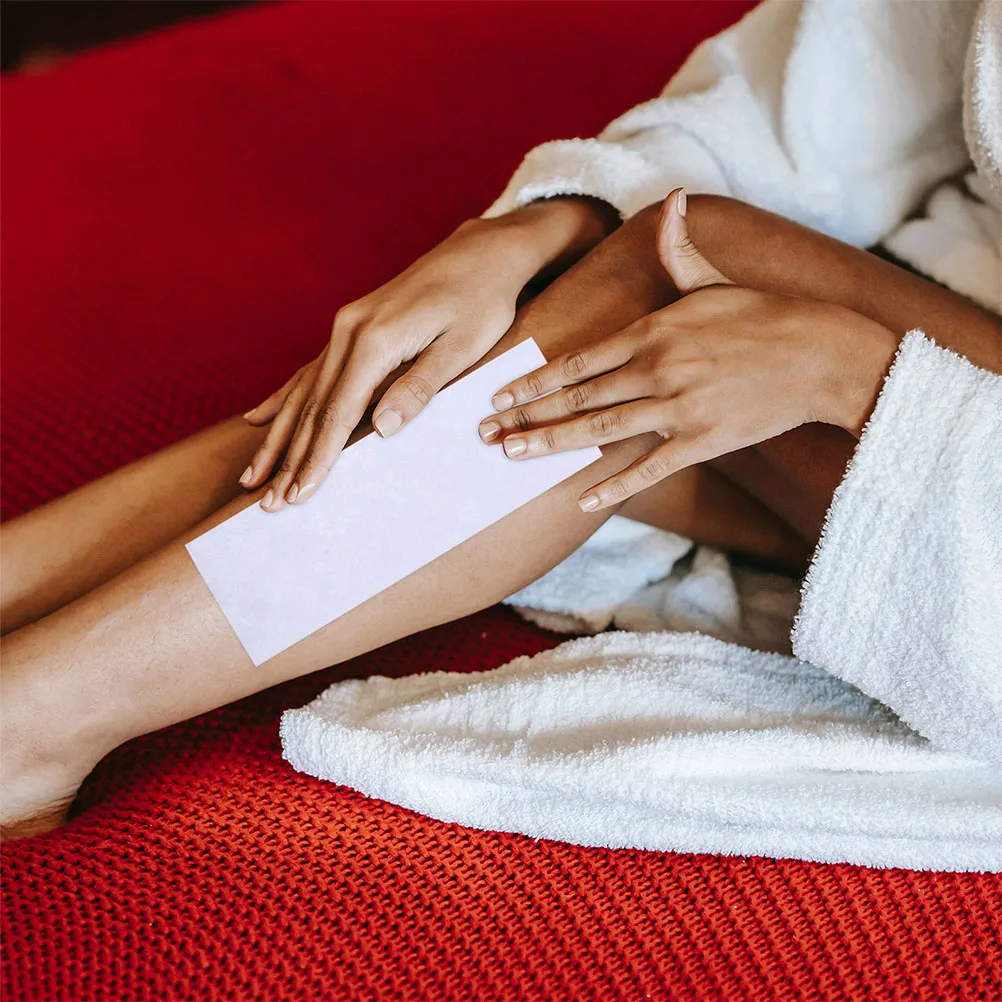 

400 Pcs Hair Removal Paper Wax Strips Face Waxing Kit for Women Body Non-woven Fabric