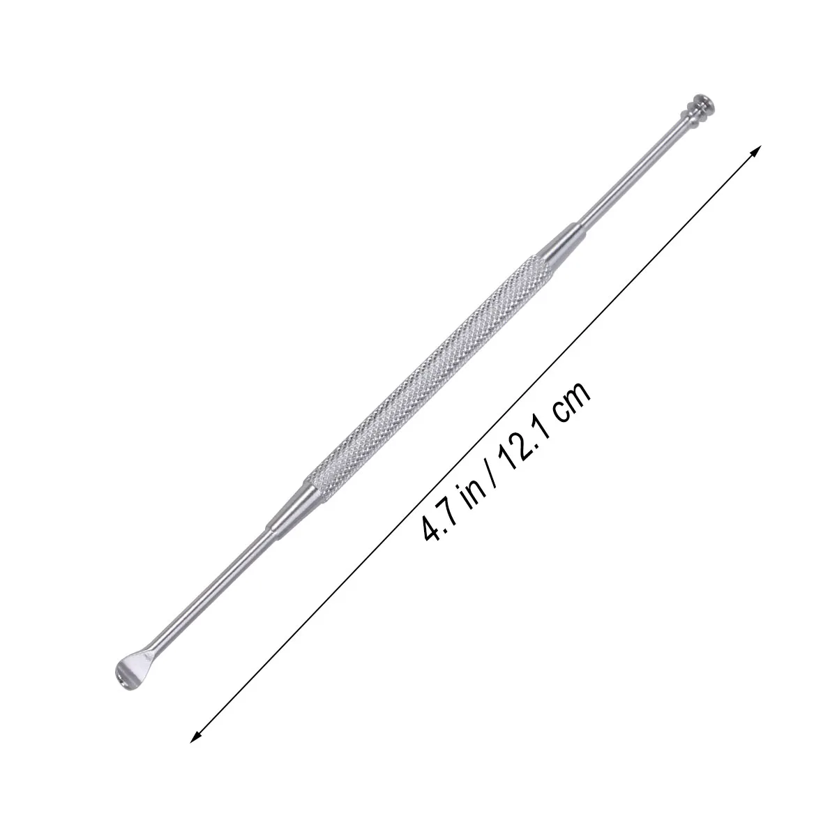 

Stainless Steel Spiral Curette Multifunction Double End Ear Spoon Ear Wax Removal Cleaner Ear Care Beauty Tool Kit (Silver)