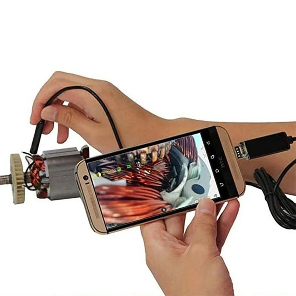 

5.5mm 3-in-1 Screen Endoscope Android Usb Mobile Phone Industrial Pipeline 67° Endoscopes Car Detection Probe Take Picture